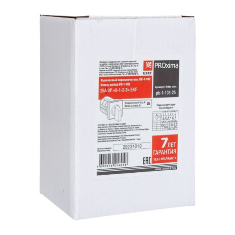 фото Переключатель кулачковый  EKF pk-1-103-25 в Уфе