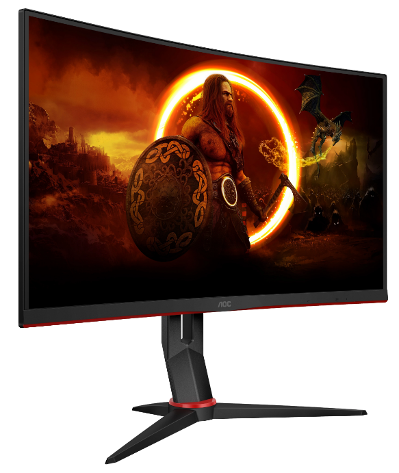 

Монитор AOC C27G2Z3 1920x1080 WLED, 16:9, VA, 300cd, 4000:1, 80M:1, 1ms, 178/178, 2*HDMI, DP, audio, 280Hz, curved 1500R, tilt, swivel, HAS, VESA 100x, C27G2Z3