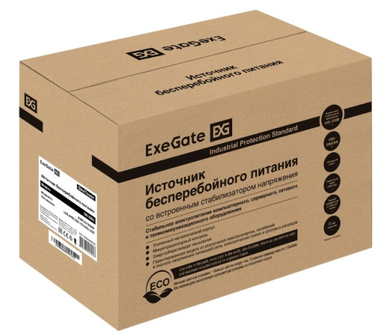 фото Источник бесперебойного питания  Exegate SineTower SN-2000.LCD.AVR.3SH.1C13.RJ.USB в Казани