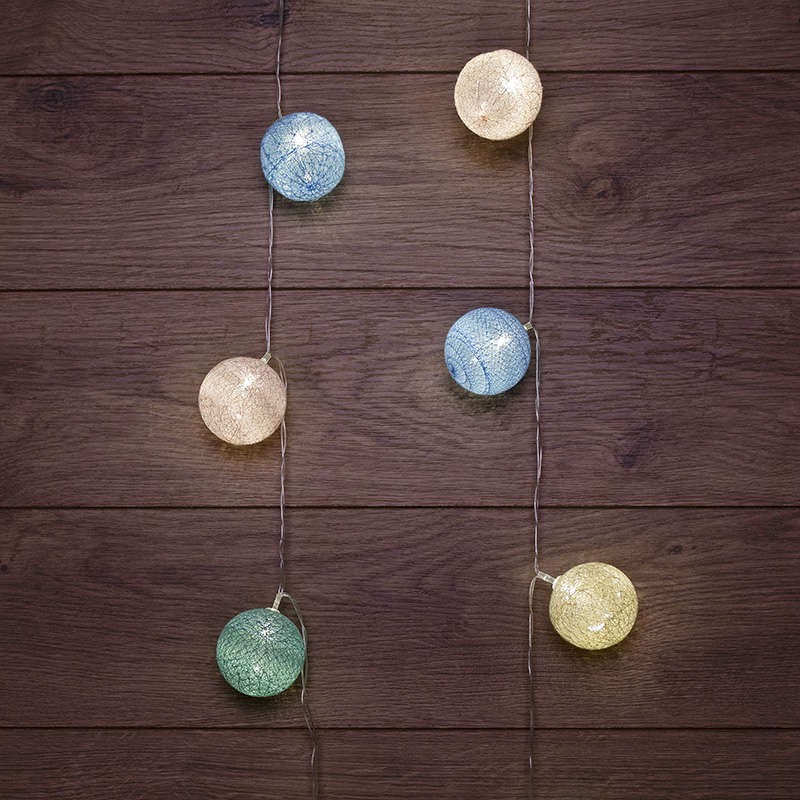 

Гирлянда NEON-NIGHT 303-089 «Пудра» 1,5 м, прозрачный ПВХ, 10 LED, теплый белый, питание 2 х АА (батарейки не в комплекте), 303-089