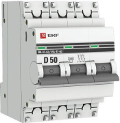 фото Автоматический выключатель  EKF mcb4763-3-50D-pro