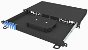 фото Кросс оптический стоечный TopLAN КРСв-Top-1U-24LC/U-OS2-BK