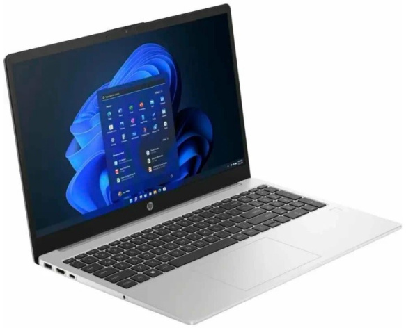 фото Ноутбук HP 255R G10 15.6" (AMD Ryzen 5, 16Гб DDR4, SSD 512 Гб, Radeon Graphics, Без ОС) Серебристый [AD1U9ET]