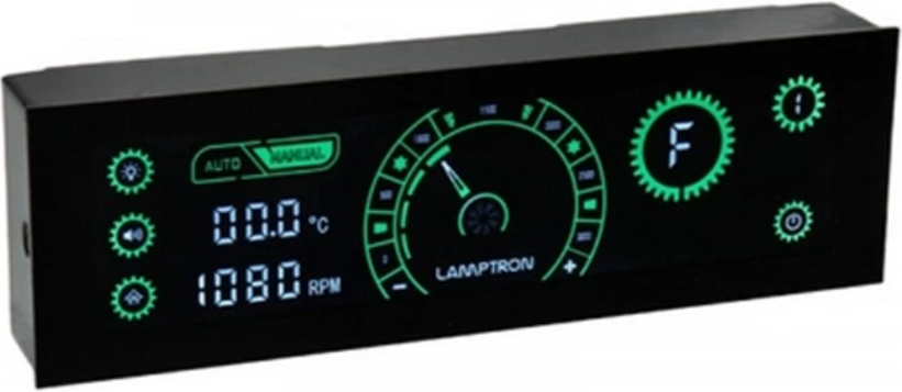 

Панель управления вентиляторами Lamptron LAMP-CR430BG Fan Controller CR430-Green, LAMP-CR430BG