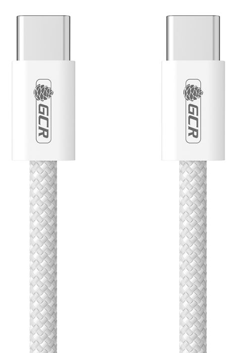 

Кабель интерфейсный Greenconnect GCR-55683 1.0m Type C-C, белый, для iPhone 15, Android, текстиль, в коробке, GCR-55683