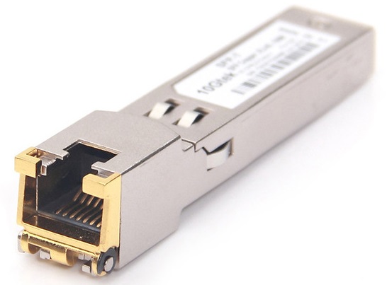 

Модуль SNR SNR-SFP+T SFP+ 10G с интерфейсом RJ45, до 20м, SNR-SFP+T