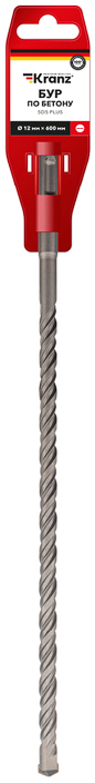 

Бур KRANZ KR-91-0063 по бетону 12x600x540 мм SDS PLUS, KR-91-0063