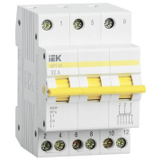 фото Выключатель-разъединитель трехпозиционный  IEK MPR10-3-032