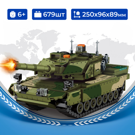 фото Конструктор  Sembo Block Танк- Леопард 2A6