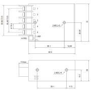 фото Преобразователь Mean Well RS-15-24