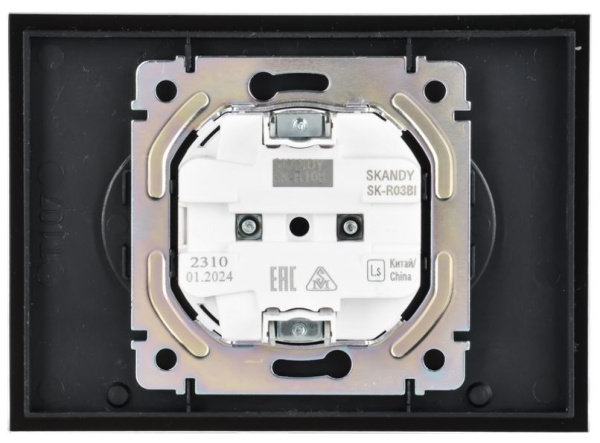 фото Розетка двухместная без заземления  IEK SK-R20-10-K02 в Ростове-на-Дону