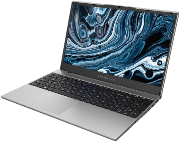 фото Ноутбук  Digma Pro Breve в Уфе 15.6 ", Ryzen 5 PRO, 8 Гб RAM, 512 Гб SSD, Radeon Graphics, Серебристый