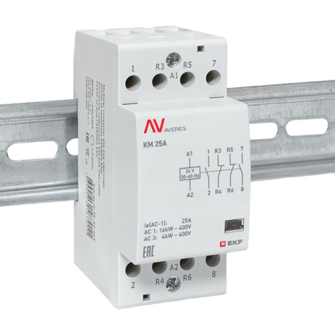 фото Контактор модульный EKF km-av-2-25-22-24V в Ростове-на-Дону