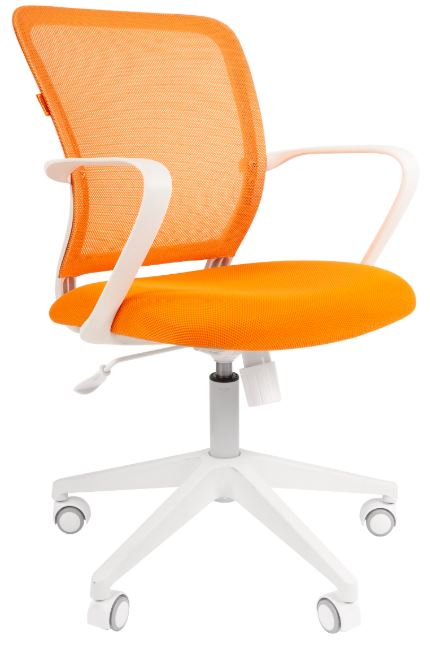 

Кресло офисное Chairman 698 Chairman 7076191 белый пластик TW-16/TW-66 оранжевый, 698