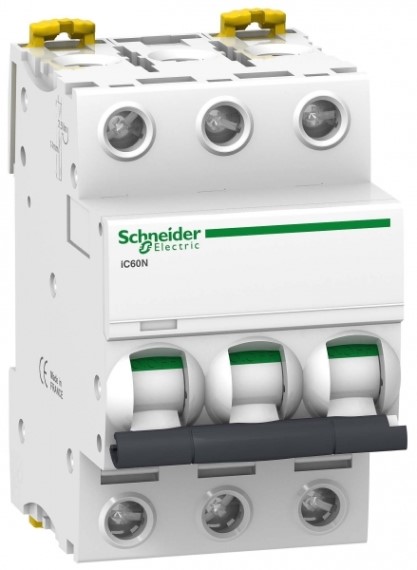 

Автоматический выключатель Schneider Electric A9F89340 Acti 9 iC60H 3P 40A (C), A9F89340
