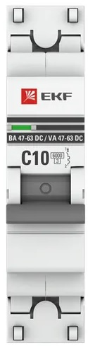 фото Автоматический выключатель  EKF mcb4763-DC-1-10C-pro в Челябинске