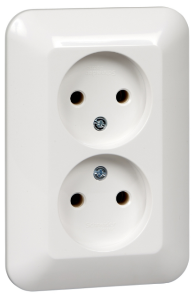 Изображение товара Внутренняя розетка Schneider Electric RS16-211-BI 2 разъема