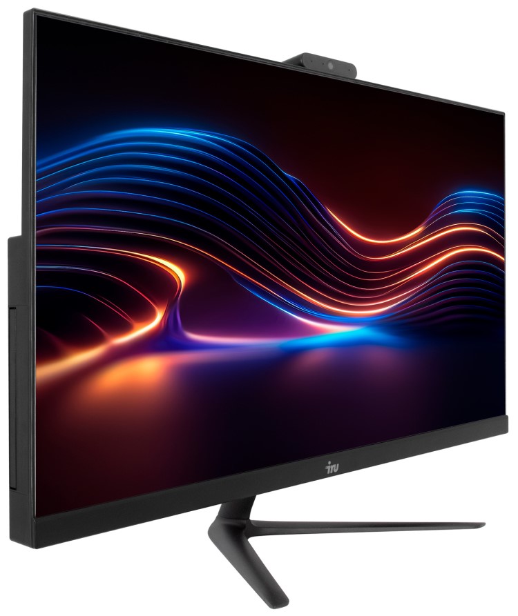 

Моноблок 27'' iRu Office 27IH5P 1865966 i5-11400/8GB/1TB SSD/UHD Graphics 730/FHD/GbitEth/WiFi/BT/120W/Cam/noOS/черный, Office 27IH5P