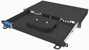 фото Кросс оптический стоечный TopLAN КРСв-Top-1U-08SC/U-OS2-BK
