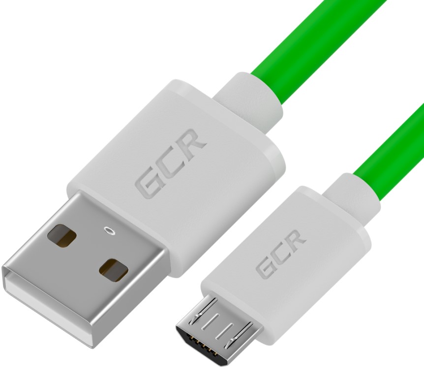 

МФУ GCR QC Кабель 1.5m MicroUSB, быстрая зарядка, зеленый TPE, белые коннекторы, 28/22 AWG, GCR-52459, GCR-52459