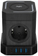 фото Сетевой фильтр  AGNI TP-VE4U5E-C-W-5m-black в Воронеже