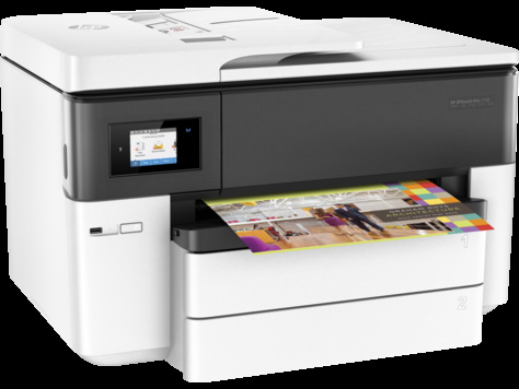 фото МФУ струйное цветное HP Officejet Pro 7740