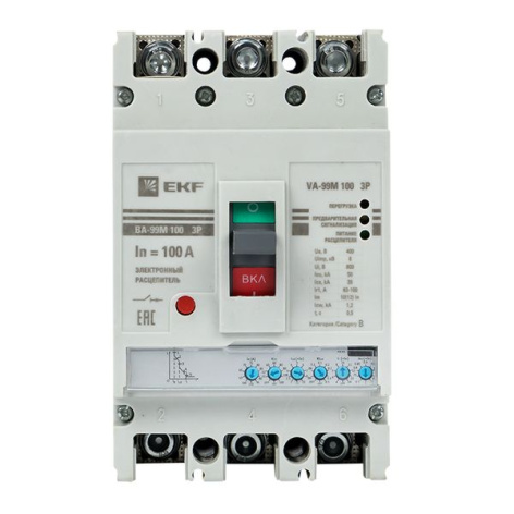 фото Автоматический выключатель в литом корпусе  EKF mccb99-100-100me в Уфе