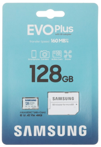 фото Карта памяти MicroSDXC 128GB Samsung MB-MC128SA в Волгограде