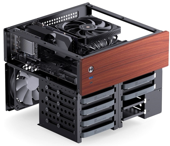 фото Корпус mini-ITX JONSBO N4 Black в Челябинске