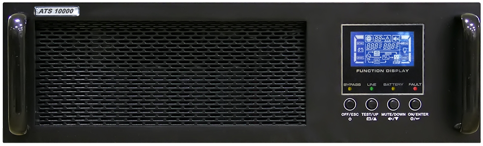 

Источник бесперебойного питания АТС-КОНВЕРС ATS 10000 3/1 TX (R) OnePower Pro 10,000ВА/9,000Вт, 3/1 LCD, SNMP, USB, RS-232, EPO, cиловой модуль, ATS 10000 3/1 TX (R)
