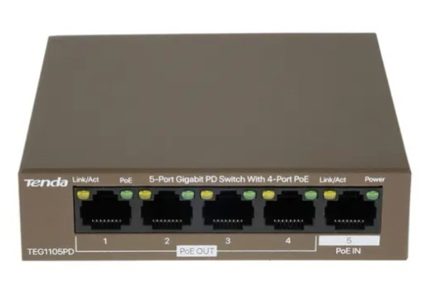 фото Коммутатор неуправляемый Tenda TEG1105PD в Казани