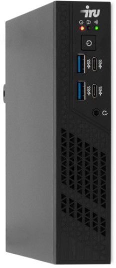 

Неттоп iRu 310H6ITF 1975185 i5 12400T/16GB/512GB SSD/UHD graphics 730/GbitEth/BT/WiFi/noOS/черный, 310H6ITF