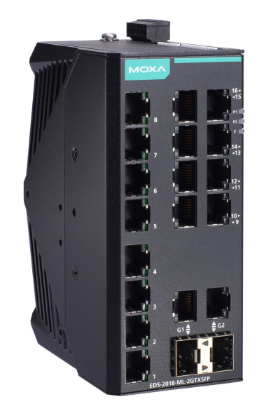 фото Коммутатор  MOXA EDS-2018-ML-2GTXSFP в Екатеринбурге