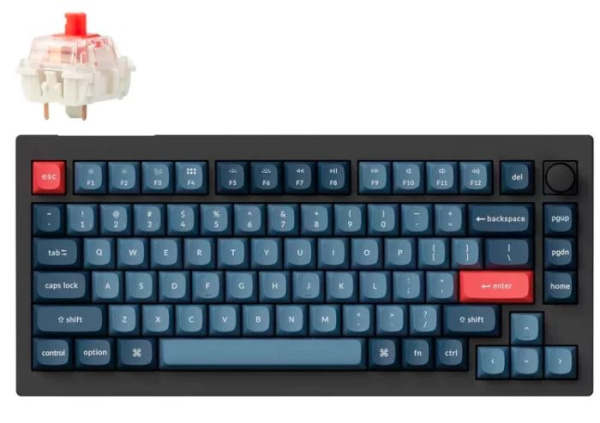 фото Клавиатура  Keychron V1 Max Red Switch Black в Красноярске