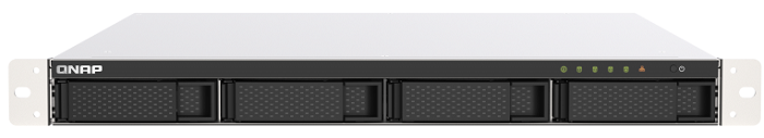 

Сетевой накопитель QNAP TS-453DU-4G 4 отсека 3,5"/2,5", 2 порта 2,5 GbE, HDMI-порт, стоечное исполнение, блок питания, Celeron J4125 2,0 ГГц (2,7 ГГц, TS-453DU-4G