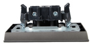 фото Розетка без заземления в сборе  IEK BR-R10-10-K46-F