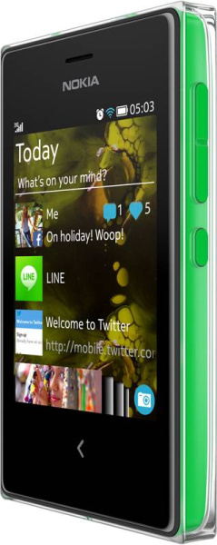 фото Мобильный телефон  Nokia 503 Dual Green