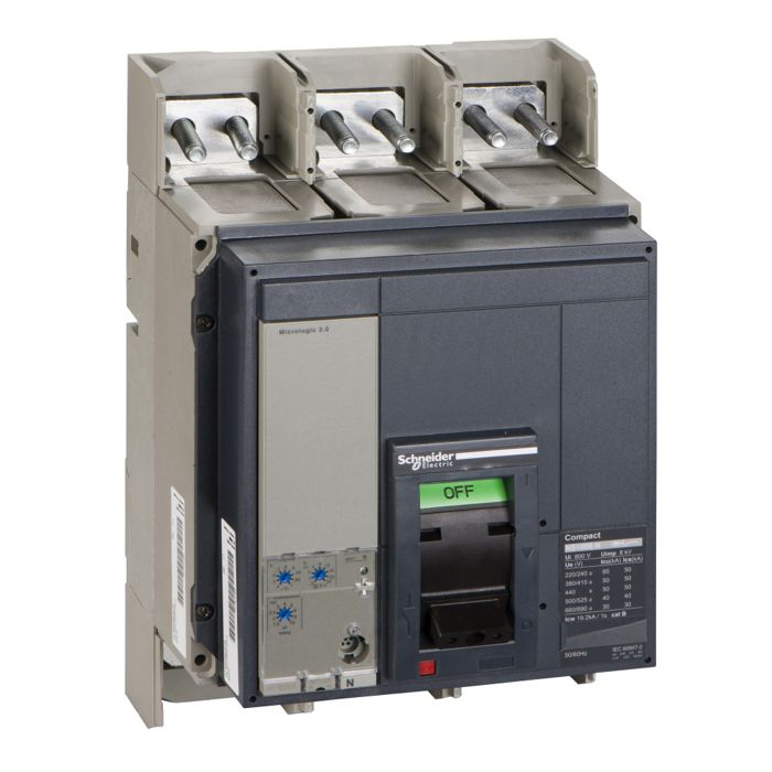

Автоматический выключатель Schneider Electric 33472 Compact NS630 NS1000 N 3P+ Micrologic 2.0 в сборе, 33472