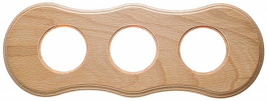 

Рамка Bironi BF8-630-10 натурэль, 3-ая, форма восьмерка, BF8-630-10