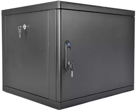 

Шкаф настенный 19", 9U ЦМО ШРН-М-9.500.1-9005 телекоммуникационный разборный (600 × 520) съемные стенки, дверь металл, цвет черный, ШРН-М-9.500.1-9005
