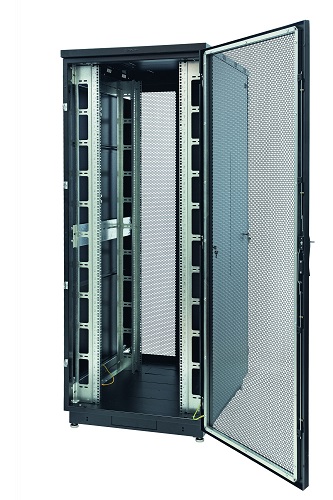 

Шкаф напольный 19", 47U Eurolan 60F-47-8A-34BL Racknet S3000 800 × 1000, передняя дверь перфорированная одностворчатая, задняя дверь перфорированная, 60F-47-8A-34BL