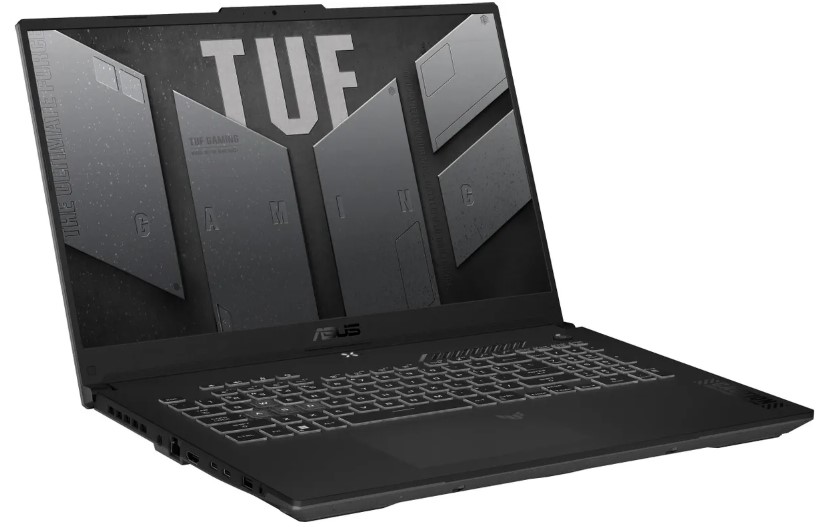 

Ноутбук ASUS TUF Gaming A17 FA707NUR-HX013 90NR0JL5-M000K0 Ryzen 7 7435HS/16GB/512GB SSD/GeForce RTX4050 6GB/17.3" IPS FHD/WiFi/BT/Cam/noOS/grey, TUF Gaming A17 FA707NUR-HX013