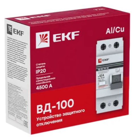 фото УЗО  EKF elcb-2-25-10-em-pro в Санкт-Петербургe