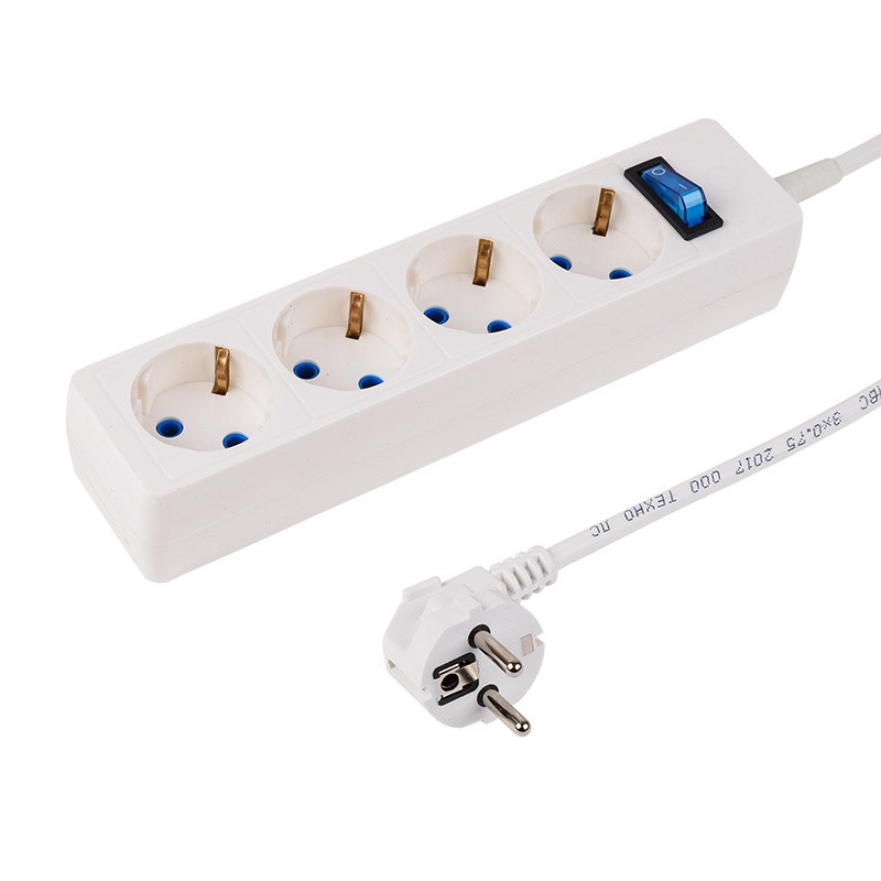 

Сетевой фильтр PROconnect 11-7231 STANDARD 4 гнезда, 5м, 3х0,75мм², с/з + автовыкл., белый, 11-7231