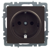 фото Розетка с заземлением IEK BR-R11-16-K45