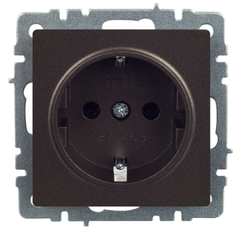 фото Розетка с заземлением  IEK BR-R11-16-K45 в Казани