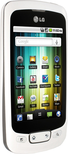 фото Мобильный телефон  LG P500 Optimus One White
