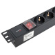 фото Блок розеток 19", 8 розеток EKF TRP-HPD-LS-10A-8SH-C14 в Санкт-Петербургe