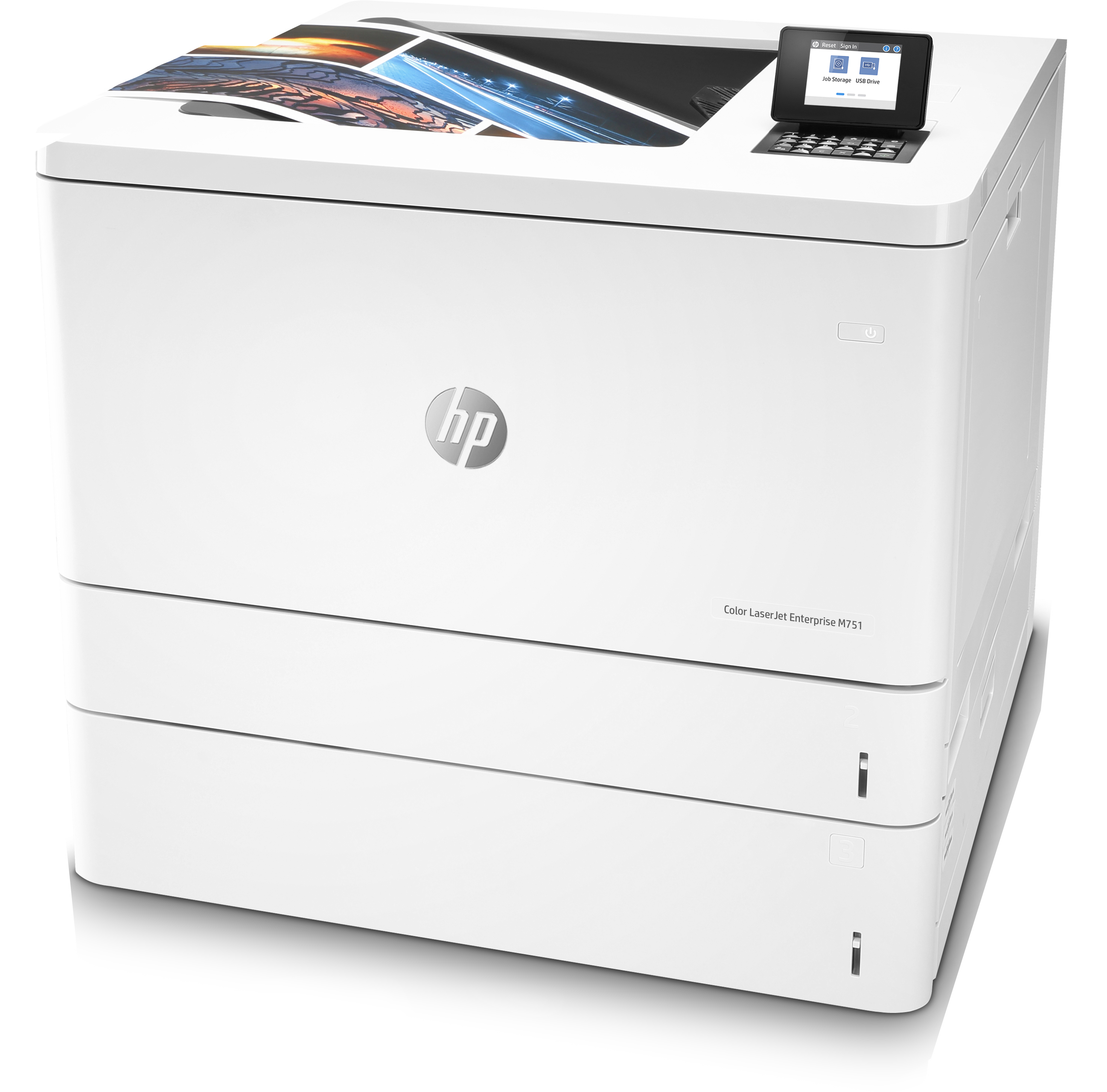 

Принтер HP Color LaserJet Enterprise M751dn T3U44A А3, 41 стр/мин, выход 1 стр от 5,7/6,1сек (чб/цв), емкость 4450 л, 16 GB EMMC, Color LaserJet Enterprise M751dn