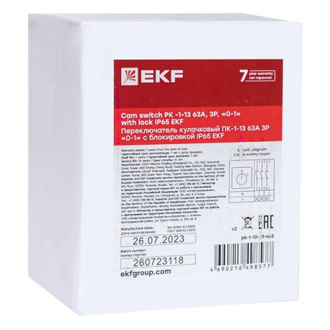 фото Переключатель кулачковый  EKF pk-1-13-63-a65 в Уфе